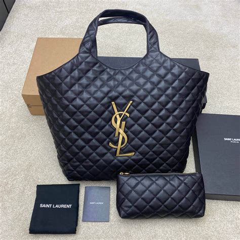 ysl icare tote bag|icare lambskin shopping bag.